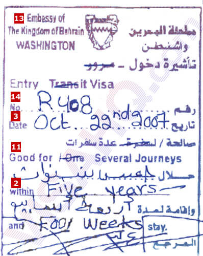 visit visa from bahrain to canada